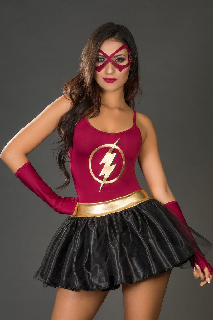 Disfraz de Chica Flash  - chic at a discount